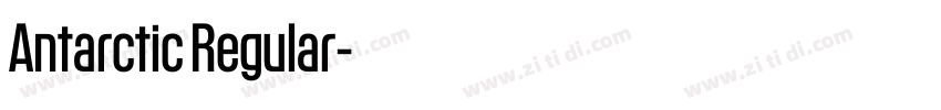 Antarctic Regular字体转换